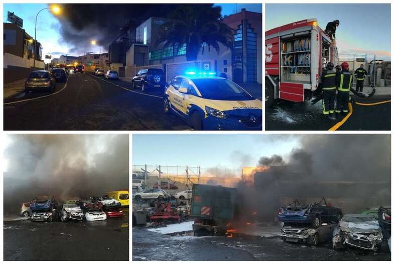 Imágenes del incendio (Foto TA)